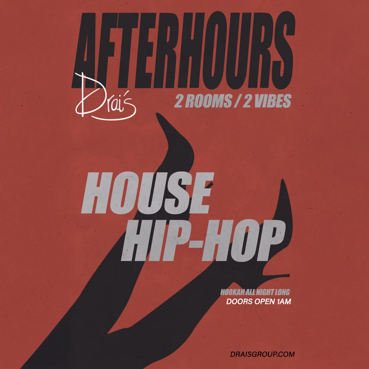 House • Hip-Hop flyer