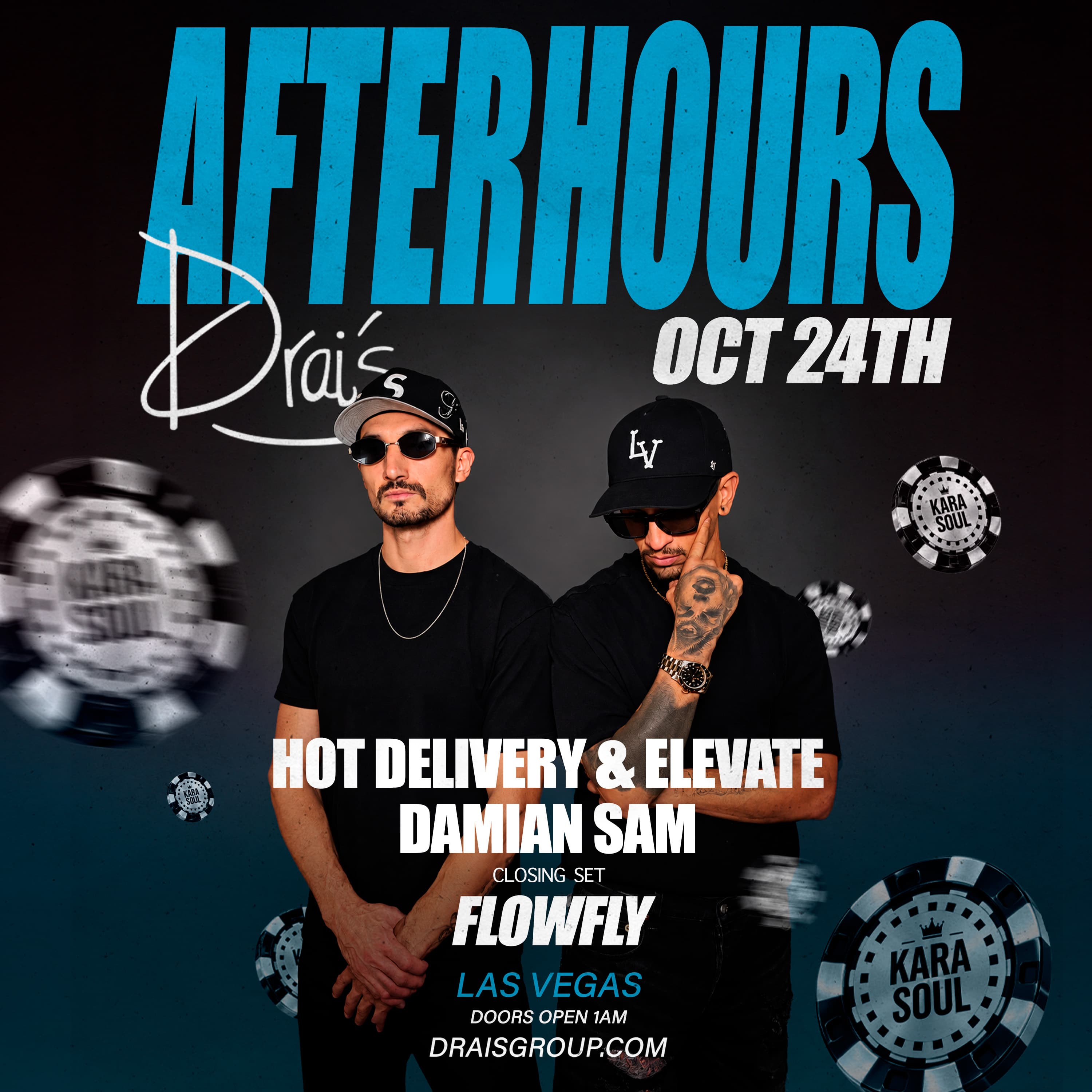 House • Hip-Hop flyer
