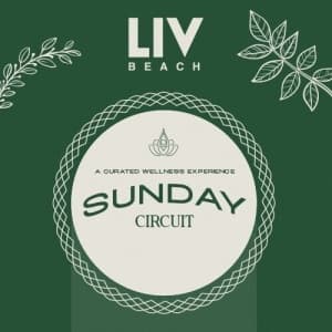 Sunday Circuit x Coffee & Chill - Jake Shore flyer