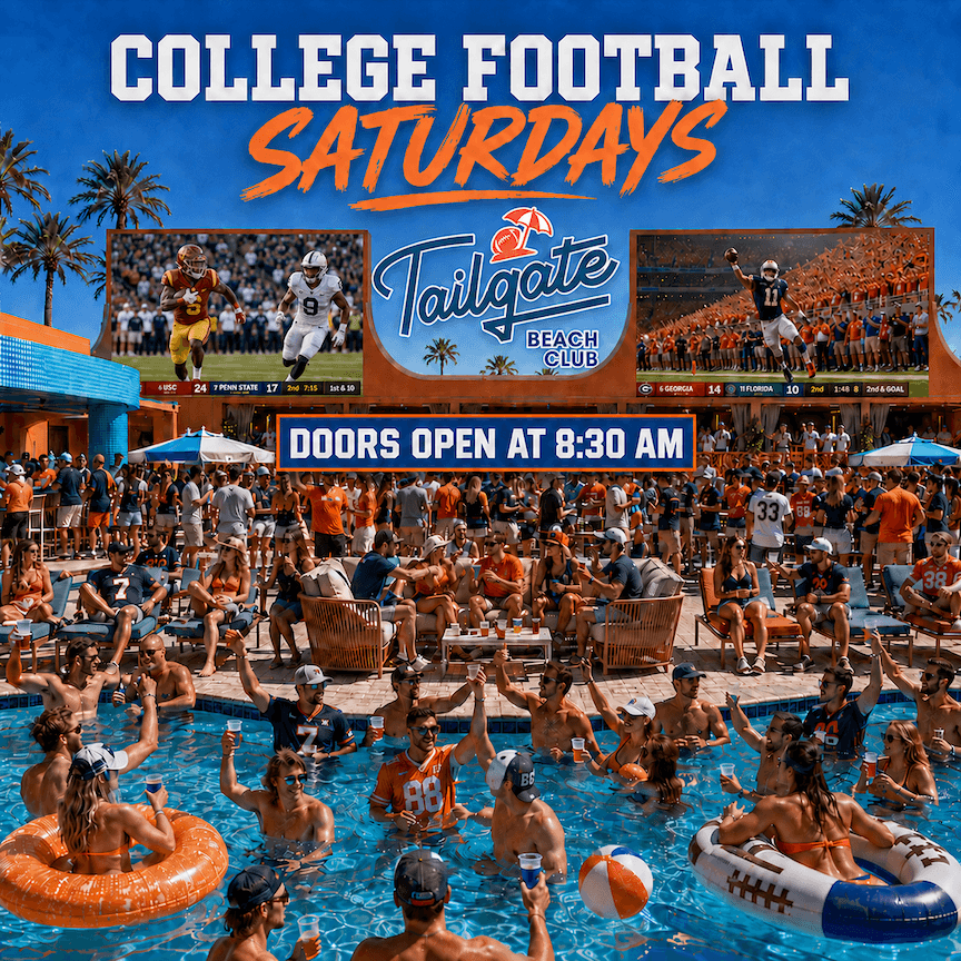 COLLEGE FOOTBALL KICKOFF flyer