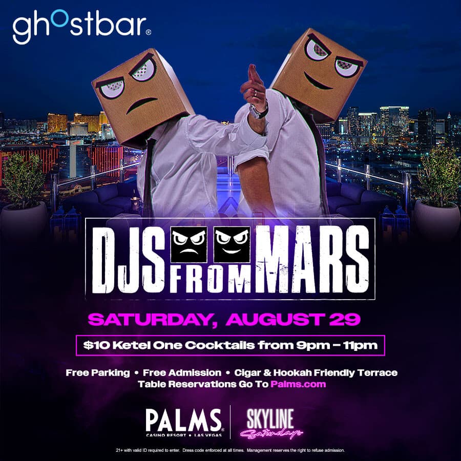 SKYLINE SATURDAYS FEATURING DJS FROM MARS flyer