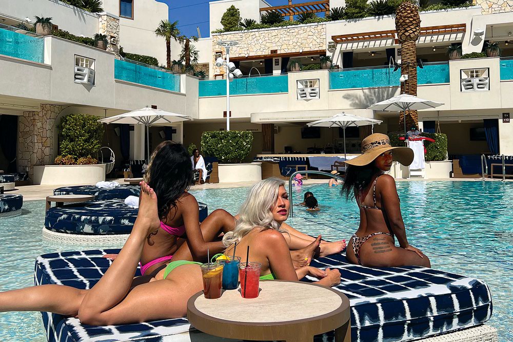 Palms Pool Las Vegas VIP table bottle service