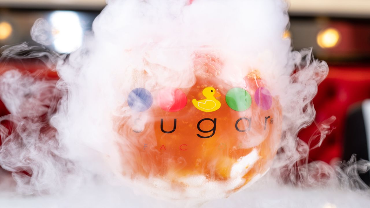 Sugar Factory Las Vegas VIP table bottle service